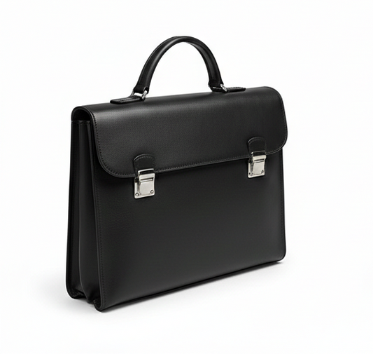 Soft Leather Briefcase – Refined Minimalist