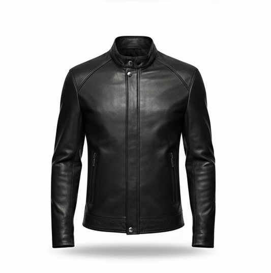 Classic Leather Jacket – Timeless Minimalist