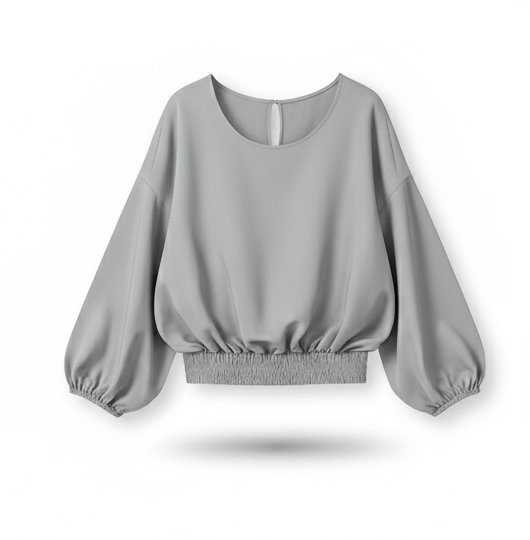 Long Sleeve Blouse – Elegant Minimal