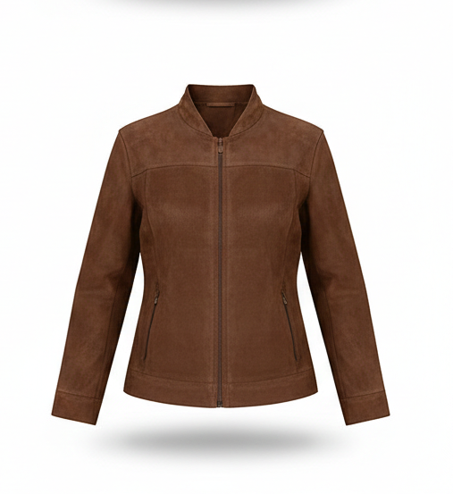 Suede Jacket – Modern Minimalist