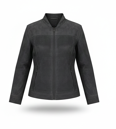 Suede Jacket – Modern Minimalist