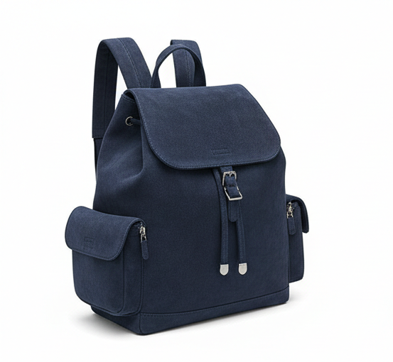Suede Backpack – Modern Minimalist