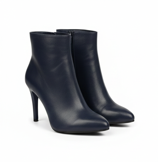 Leather Ankle Heel Boots – Modern Edge