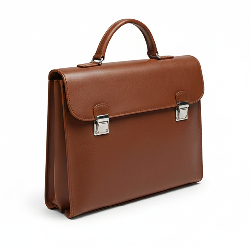 Soft Leather Briefcase – Refined Minimalist