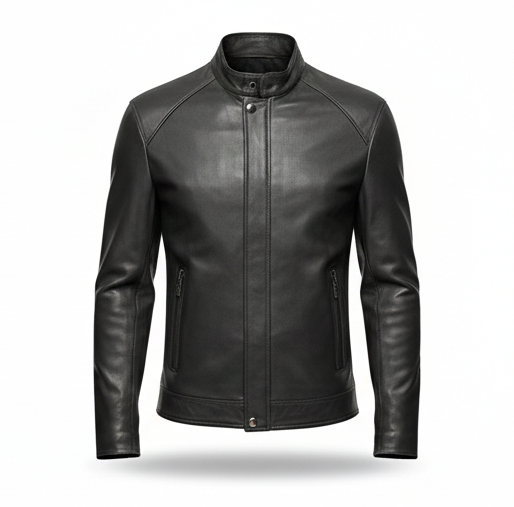 Classic Leather Jacket – Timeless Minimalist