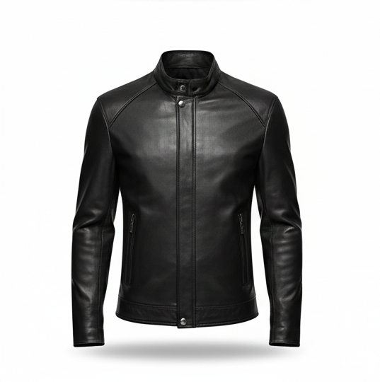 Classic Leather Jacket – Timeless Minimalist