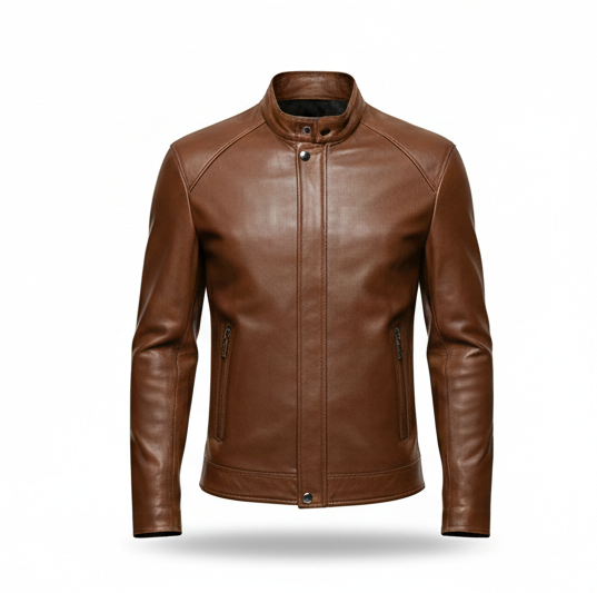 Classic Leather Jacket – Timeless Minimalist