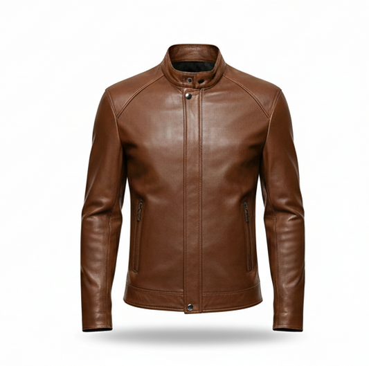 Classic Leather Jacket – Timeless Minimalist