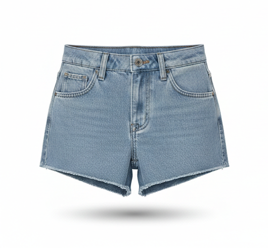Mini Denim Shorts – Modern Minimalist