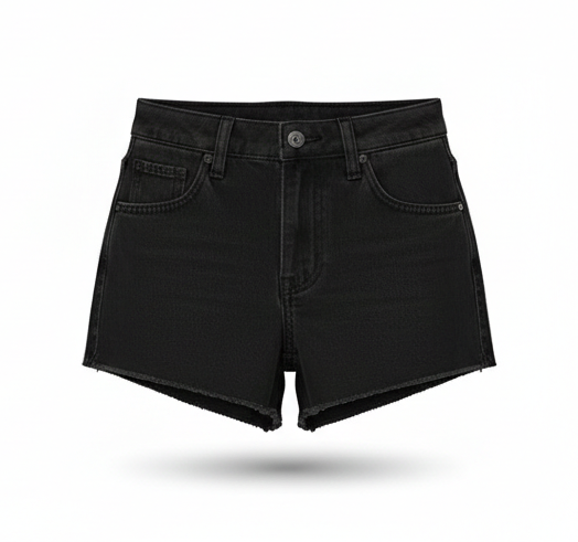 Mini Denim Shorts – Modern Minimalist