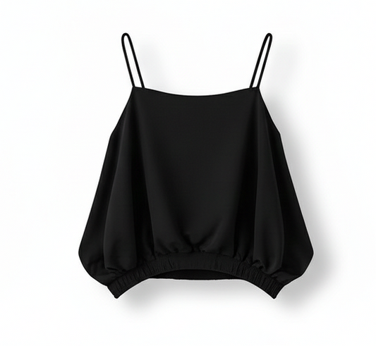 Strappy Blouse – Sleek Minimal
