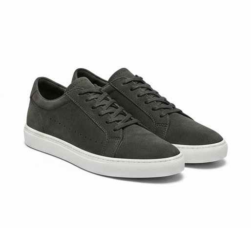 Suede Sneakers – Minimalist Style