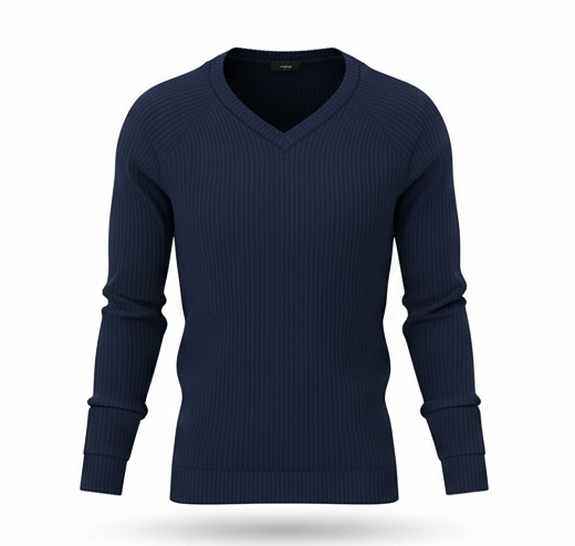 V-Neck Jersey – Modern Minimalist