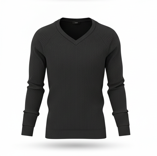 V-Neck Jersey – Modern Minimalist