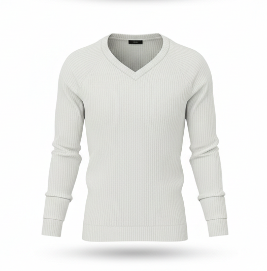 V-Neck Jersey – Modern Minimalist