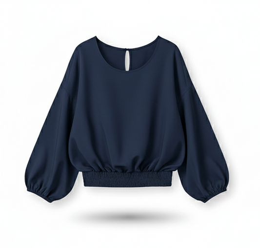 Long Sleeve Blouse – Elegant Minimal