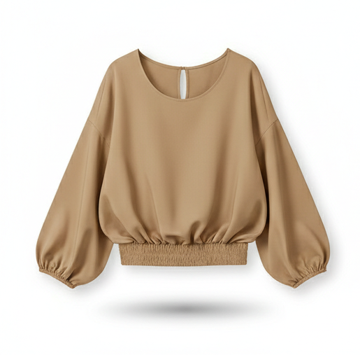 Long Sleeve Blouse – Elegant Minimal