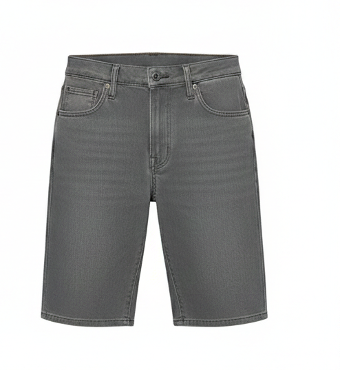 Wide-Leg Denim Shorts – Modern Minimalist