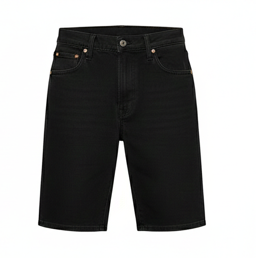 Wide-Leg Denim Shorts – Modern Minimalist