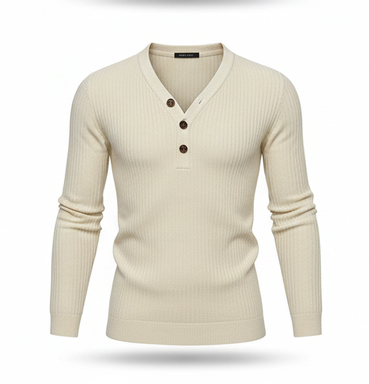 Buttoned Jersey – Modern Minimalist