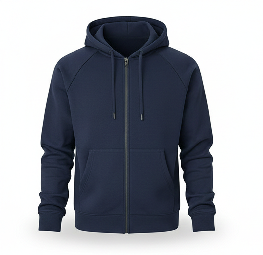 Zip-Up Hoodie – Minimalist Comfort