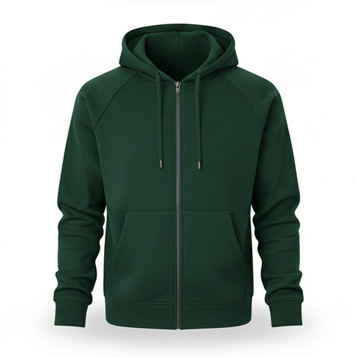 Zip-Up Hoodie – Minimalist Comfort