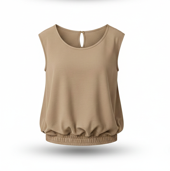 Sleeveless Blouse – Modern Minimal