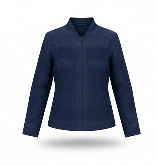 Suede Jacket – Modern Minimalist