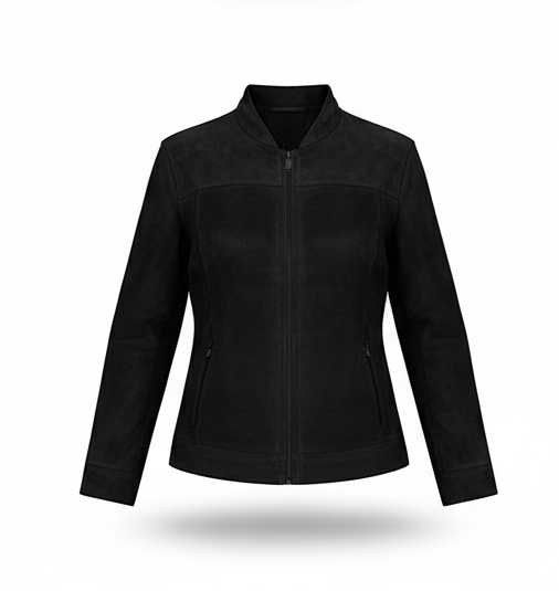 Suede Jacket – Modern Minimalist