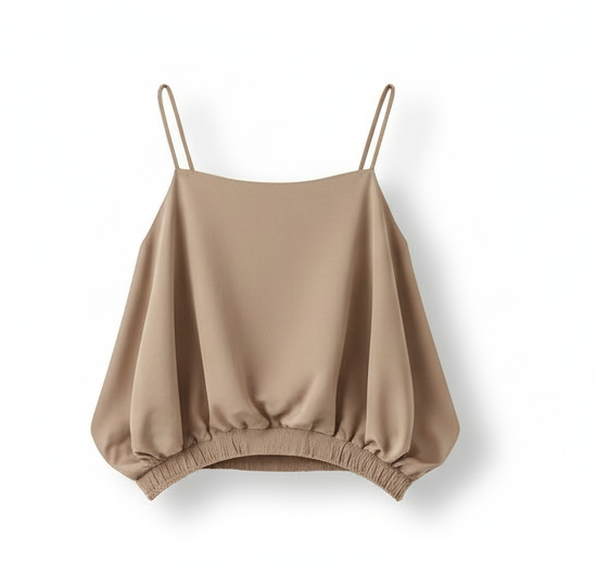 Strappy Blouse – Sleek Minimal