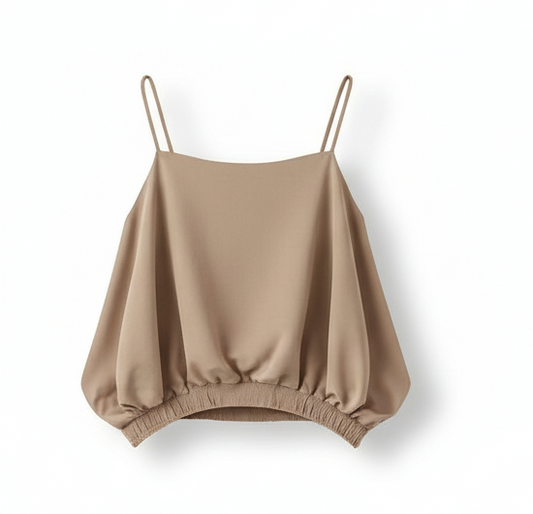 Strappy Blouse – Sleek Minimal