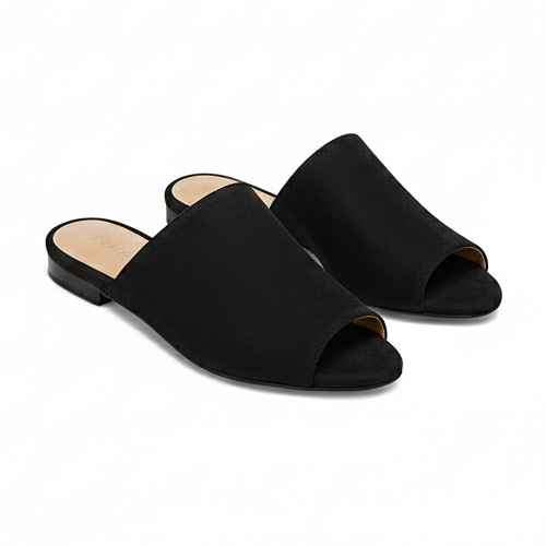 Suede Flat Sandals – Effortless Minimal