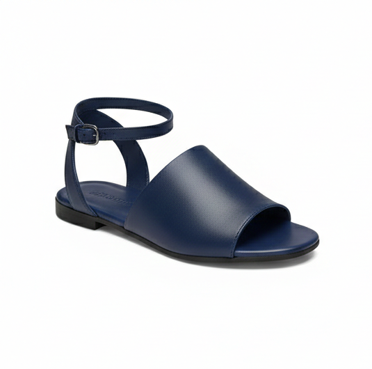 Leather Flat Sandals – Timeless Minimal